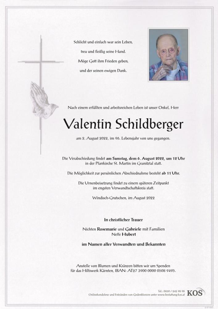 Valentin Schildberger